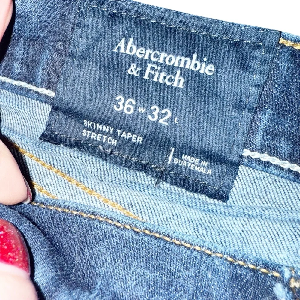 Abercrombie & Fitch Men’s‎ Skinny Taper Stretch Jeans size 36x32